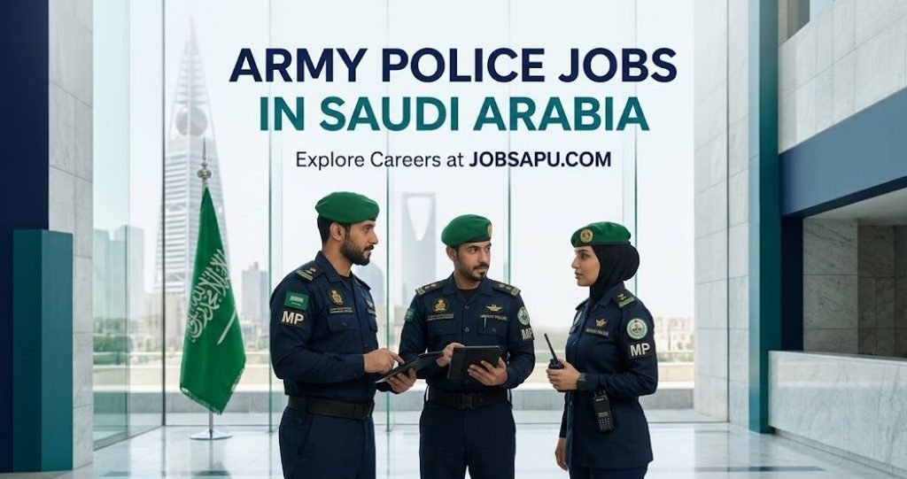 Army Police Jobs in Saudi Arabia