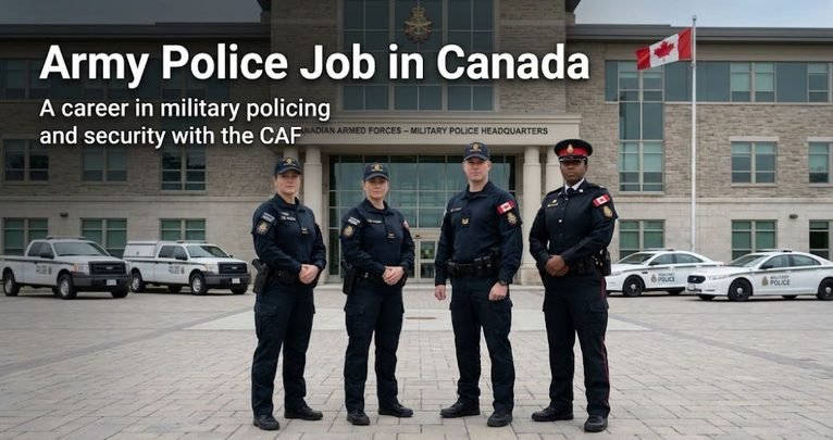Army Police Jobs in Canada